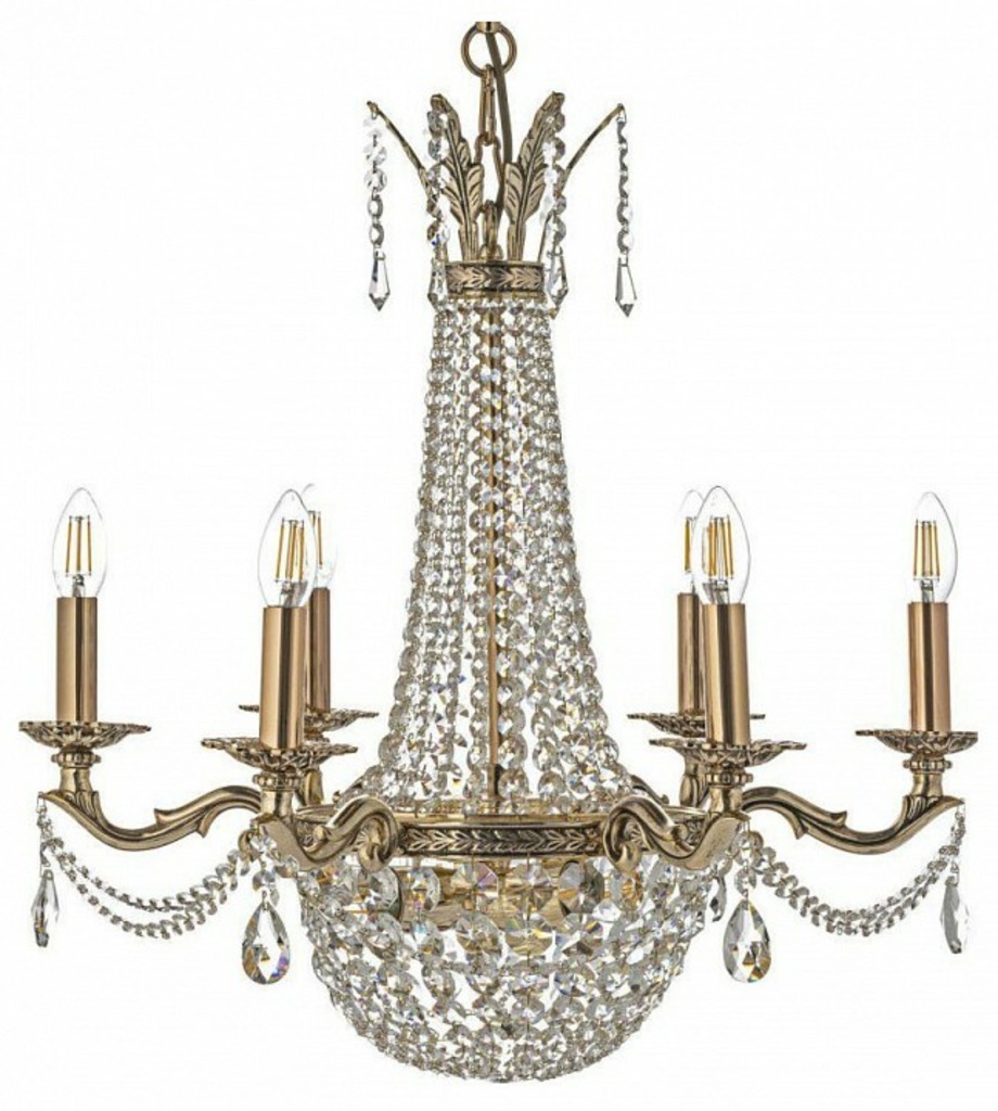 Фото Подвесная люстра Arti Lampadari Amelia Amelia E 1.6.6.502 GB AL_Amelia_E_1.6.6.502_GB - интернет-магазин МегаТерем в Москве