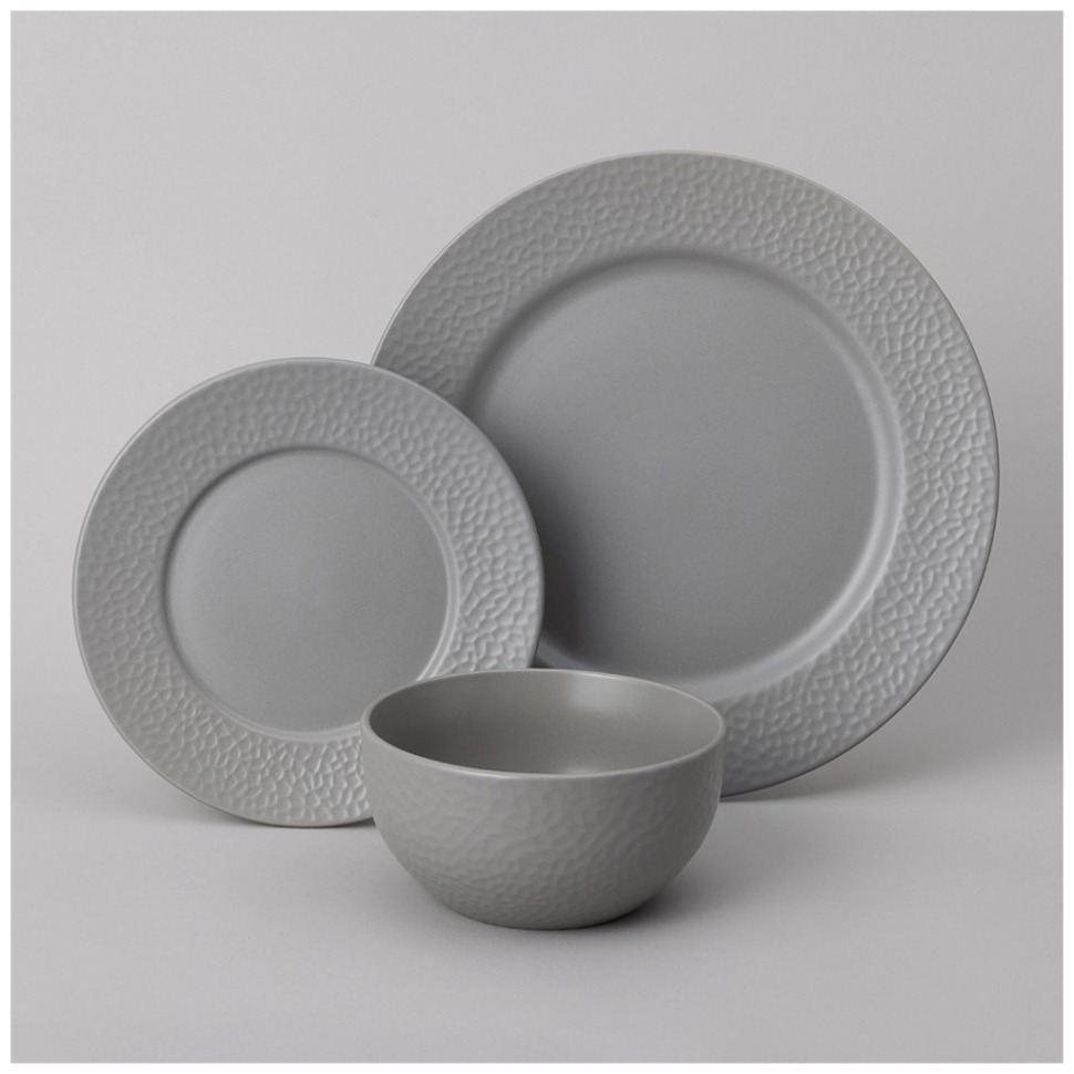 Фото Набор посуды обеденный на 4 пер. 12 пр. 720 мл 27,5х27,5х2, 19,2х19,2х0,9, 14,2х14,2х7см Lefard (191-286) - интернет-магазин МегаТерем в Москве