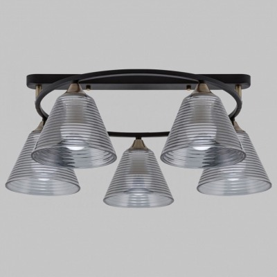 Потолочная люстра Imex MD.5948 MD.5948-5-S-BK+AB IMX_MD.5948-5-S-BK_AB