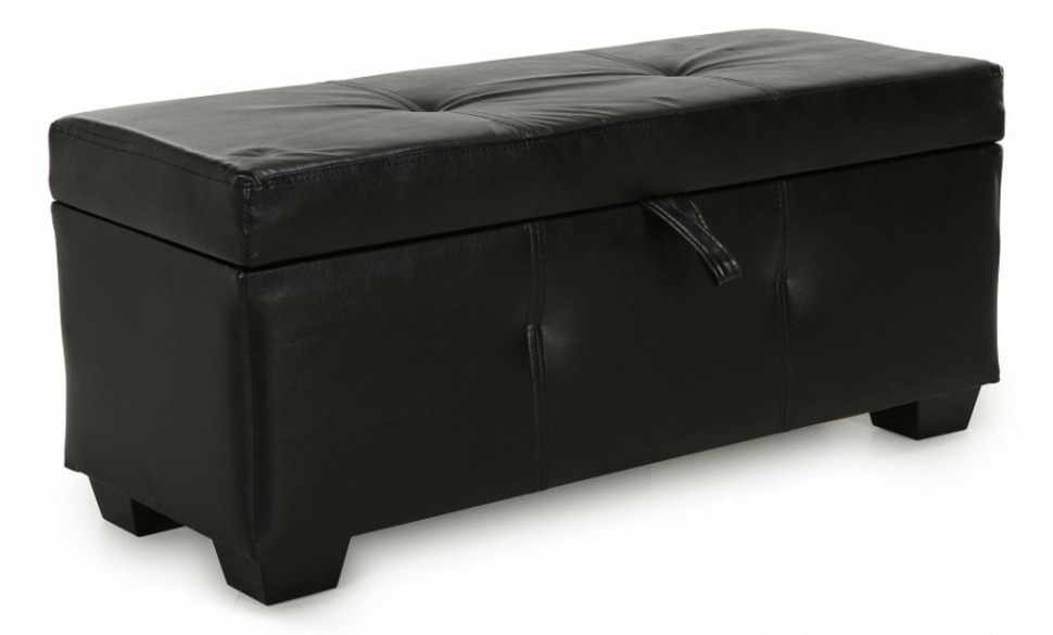 Фото Банкетка-сундук Шерри College Black STL_2020040004003 - интернет-магазин МегаТерем в Москве