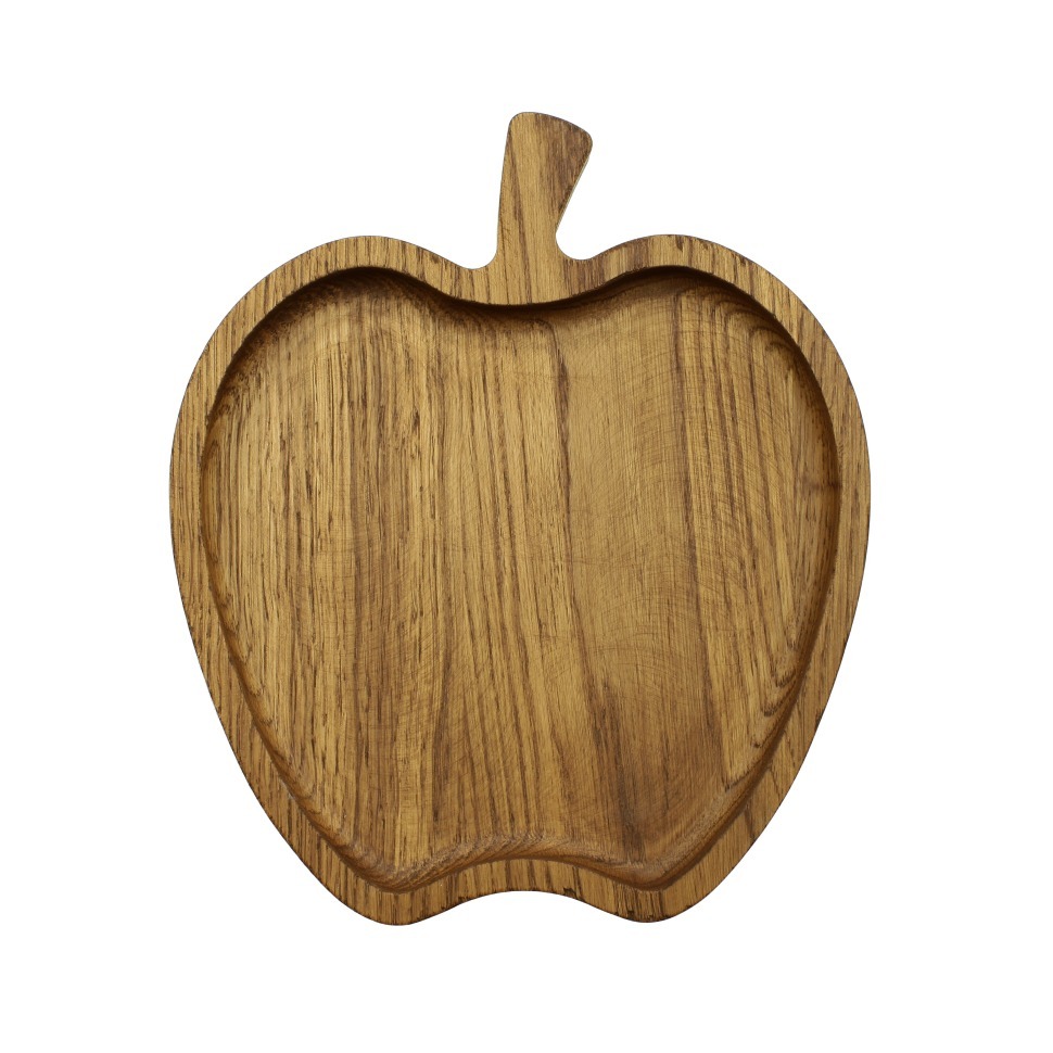 Фото Менажница Яблоко деревянная, дуб ДРВ-16/1 - интернет-магазин МегаТерем в Москве