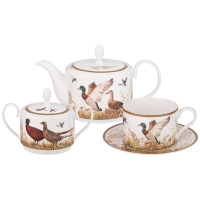 Чайный сервиз lefard "охота" на 6 пер. 14 пр. 1000/370/300 мл (590-499) 