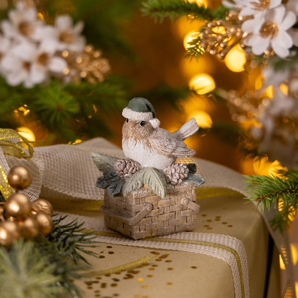 Фото Статуэтка птичка 7х5х8 см Lefard (162-1313) - интернет-магазин МегаТерем в Москве