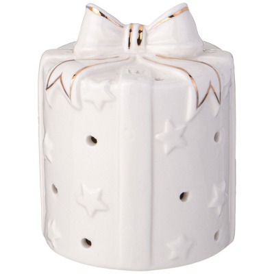 Фигурка "подарок" с led-подсветкой 7,7*7,7*9,6 см Lefard (146-2129)