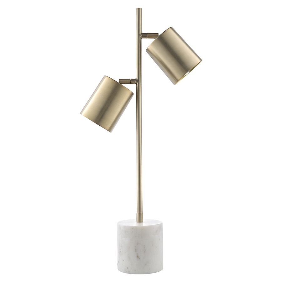 Фото Лампа настольная irjo, 33х13х73 см, золотистая (76850) - интернет-магазин МегаТерем в Москве