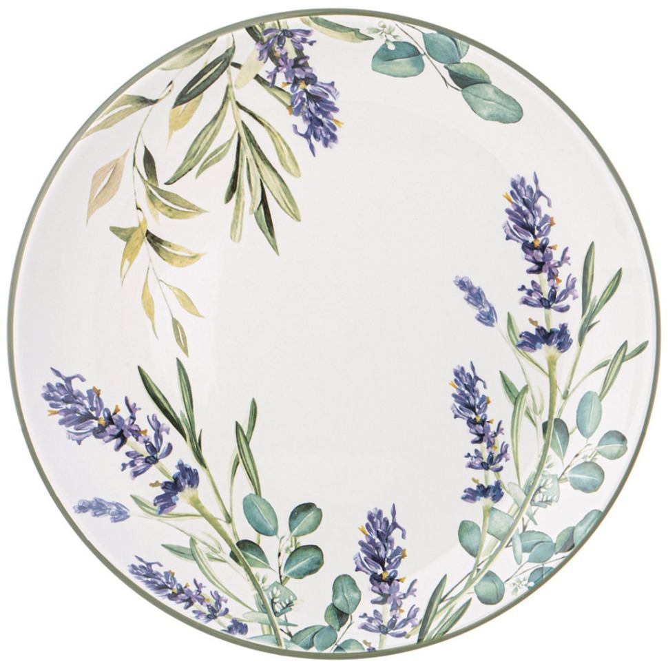 Фото Тарелка обеденная agness лаванда 26*3 см (358-2146)  - интернет-магазин МегаТерем в Москве