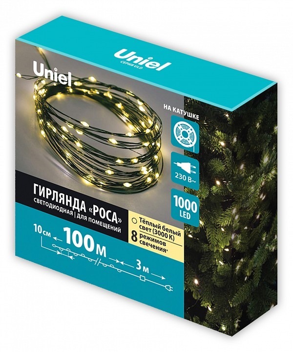 Фото Гирлянда Нить Uniel  UL-00012089 UL_UL-00012089 - интернет-магазин МегаТерем в Москве