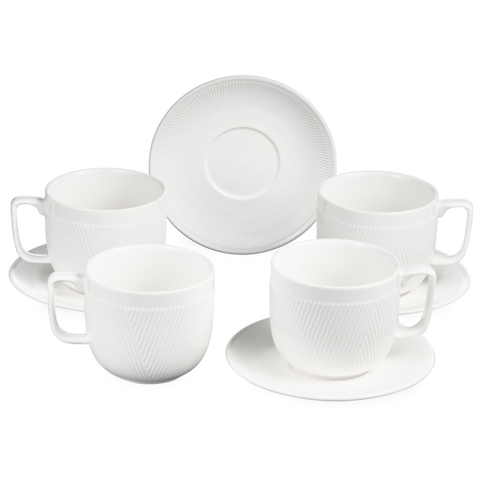 Фото Чайный набор lefard free line на 4 пер. 8 пр. 300 мл (171-347)  - интернет-магазин МегаТерем в Москве