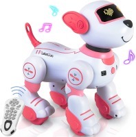 Радиоуправляемая интерактивная собака (русский звук, акб) (BG1533-PINK)