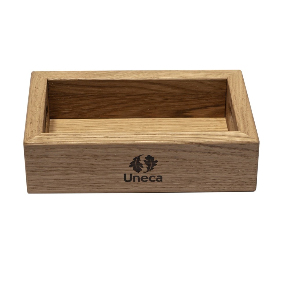 Фото Подставка для масла и уксуса 18х10х5 см деревянная, дуб ДРБ-931/1 - интернет-магазин МегаТерем в Москве