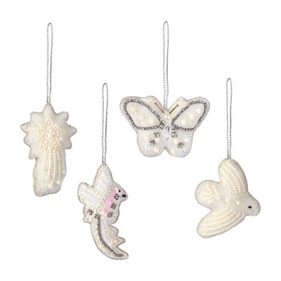 Набор елочных украшений christmas pearls из коллекции new year essential, 4 шт. (79411)