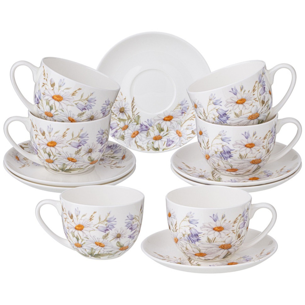 Фото Чайный набор lefard sentiment на 6 пер. 12 пр. 330 мл (104-981)  - интернет-магазин МегаТерем в Москве