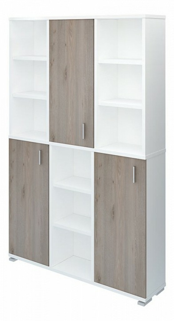 Фото Шкаф книжный Домино нельсон ПУ-40-3 MER_PU-40-3_BEN - интернет-магазин МегаТерем в Москве