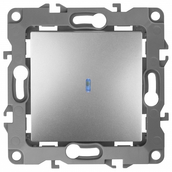 Фото Выключатель одноклавишный с подсветкой без рамки Эра Эра 12 12-1102-03 ER_B0014635 - интернет-магазин МегаТерем в Москве