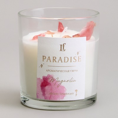 Свеча ароматизированная в с...