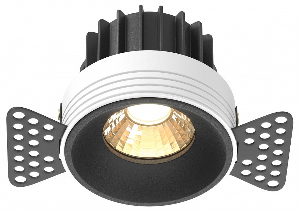 Фото Встраиваемый светильник Maytoni Round DL058-12W2.7K-TRS-B MY_DL058-12W2.7K-TRS-B - интернет-магазин МегаТерем в Москве