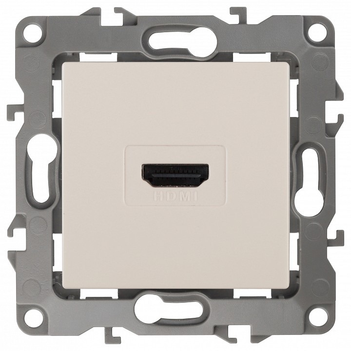 Фото Розетка HDMI без рамки Эра Эра 12 12-3114-02 ER_B0027482 - интернет-магазин МегаТерем в Москве