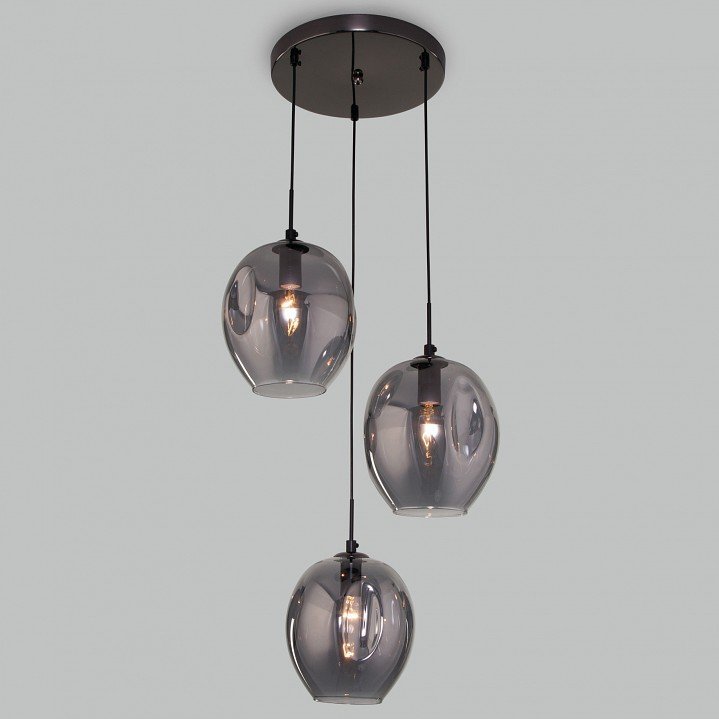 Фото Подвесной светильник Eurosvet Mill 50195/3 черный жемчуг EV_a052668 - интернет-магазин МегаТерем в Москве