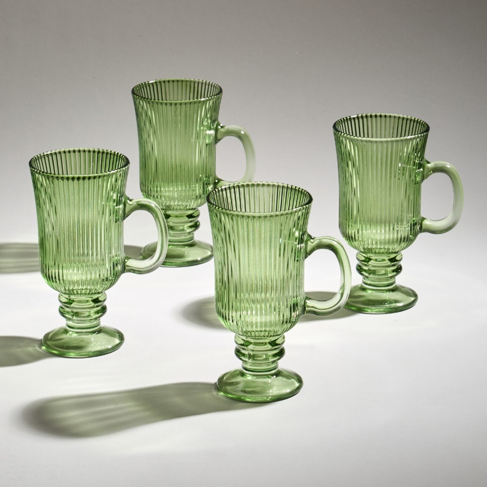 Фото Набор кружек simplicity green 4 шт 245 мл / 14 см Lefard (675-105) - интернет-магазин МегаТерем в Москве