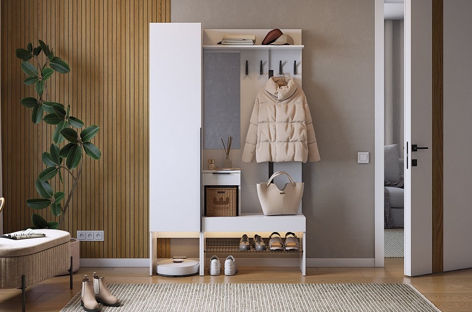 Фото Стенка для прихожей Баско К3 MBS_PK03Basko-2552 - интернет-магазин МегаТерем в Москве