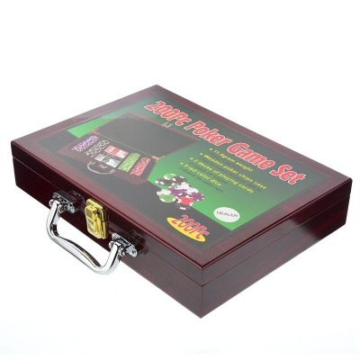 Набор для покера Wood на 200 фишек (31162)