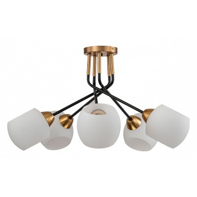 Люстра на штанге Escada Bond 2113/5P Copper/Black ESC_2113_5P