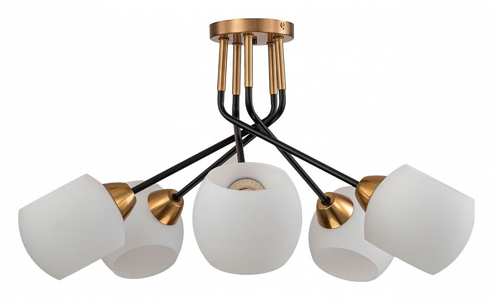 Фото Люстра на штанге Escada Bond 2113/5P Copper/Black ESC_2113_5P - интернет-магазин МегаТерем в Москве