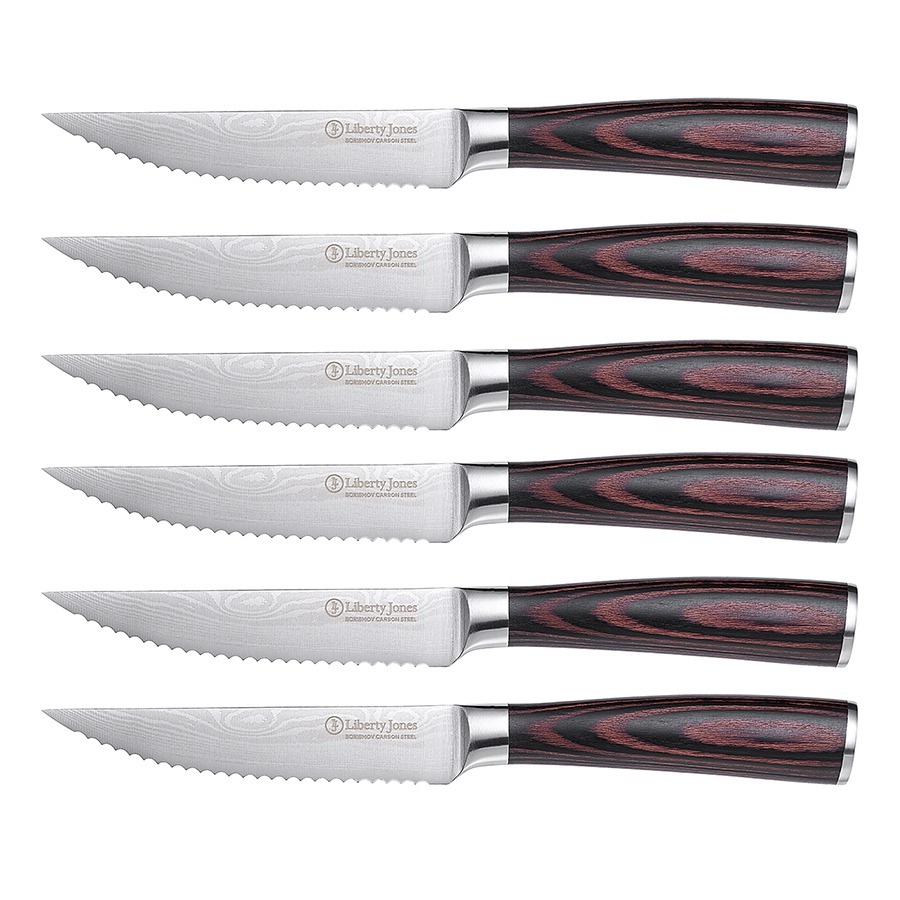 Фото Набор ножей для стейка butcher, 11,5 см, 6 шт. (78795) - интернет-магазин МегаТерем в Москве