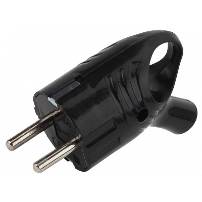 Вилка угловая с заземлением Эра  Vx4-B ER_B0039677