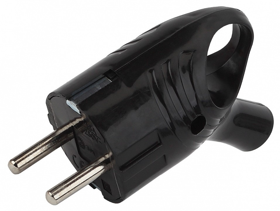 Фото Вилка угловая с заземлением Эра  Vx4-B ER_B0039677 - интернет-магазин МегаТерем в Москве