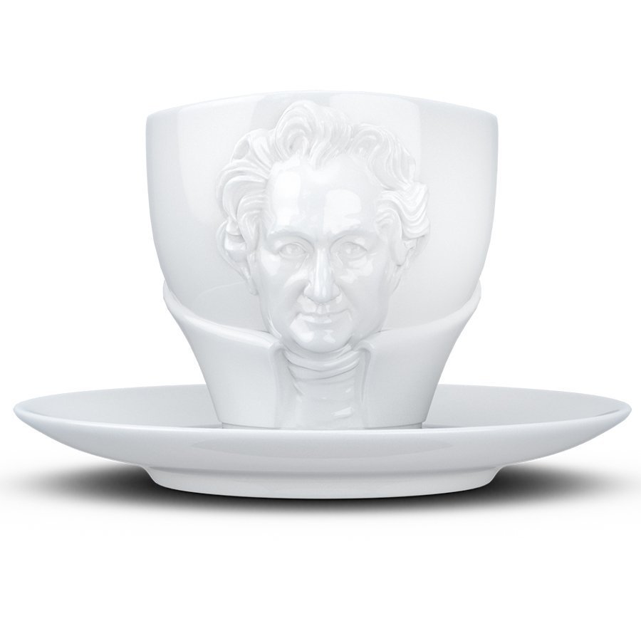 Фото Чайная пара talent, goethe, 260 мл, белая (72605) - интернет-магазин МегаТерем в Москве