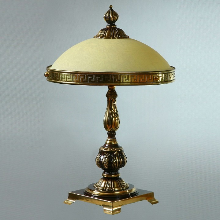 Фото Настольная лампа декоративная Ambiente by Brizzi Tenerife 02166T/3 PB BA_02166t_3_pb - интернет-магазин МегаТерем в Москве