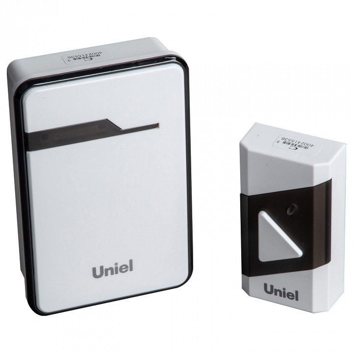 Фото Звонок беспроводной Uniel UDB-016W UL-00011371 UL_UL-00011371 - интернет-магазин МегаТерем в Москве