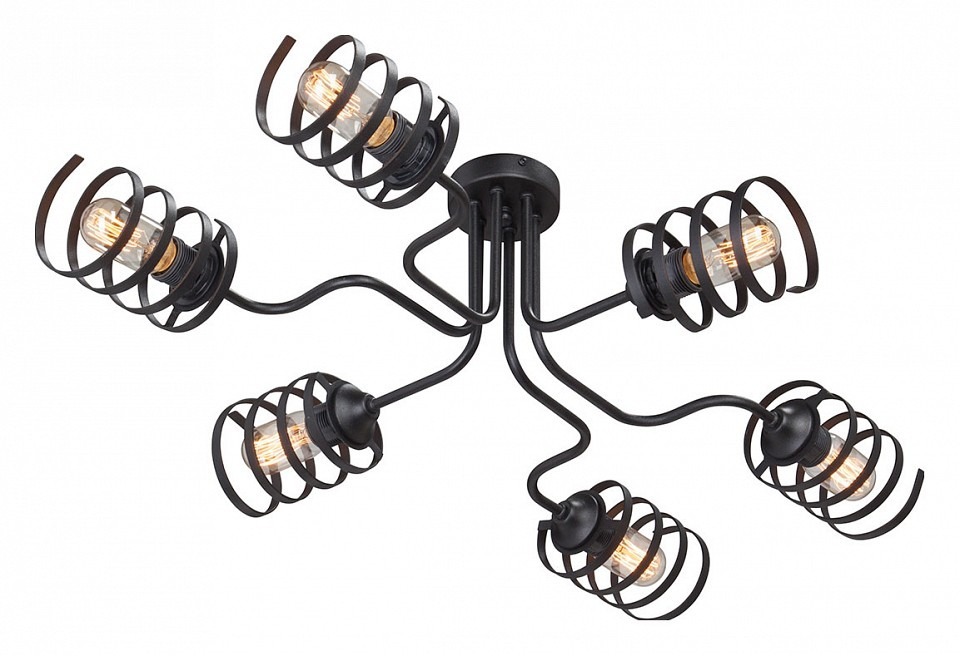 Фото Потолочная люстра Vitaluce V4552 V4552-1/6PL VI_V4552-1_6PL - интернет-магазин МегаТерем в Москве