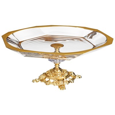 Блюдо на ножке, 30 см DECOR...