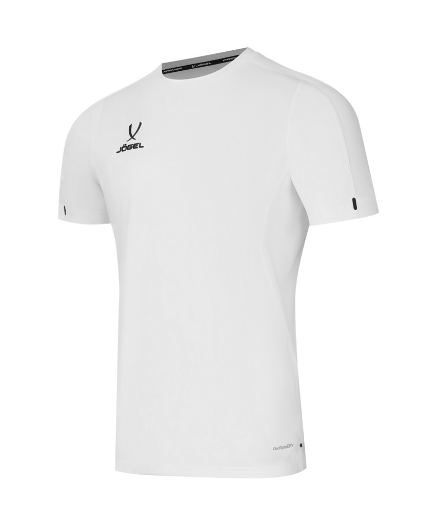 Фото Футболка тренировочная JÖGEL PREMIER PerFormDRY Training Poly Tee, белый (2122436) - интернет-магазин МегаТерем в Москве