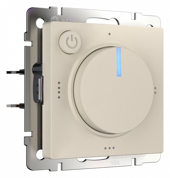 Фото Терморегулятор электромеханический для теплого пола Werkel айвори матовый W1151162 WRK_a062423 - интернет-магазин МегаТерем в Москве