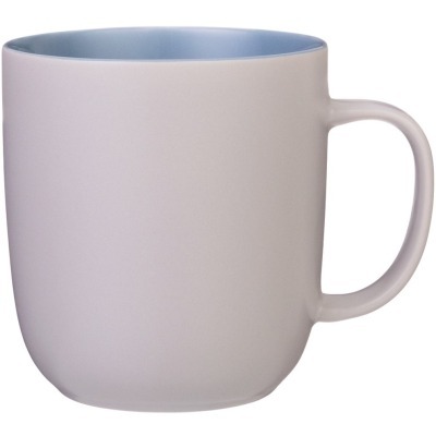 Кружка bronco "velour" 400 мл серая (407-146) 