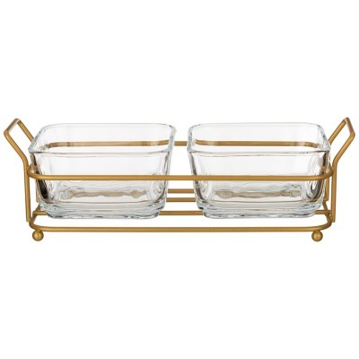 Менажница 2 секции на подст...