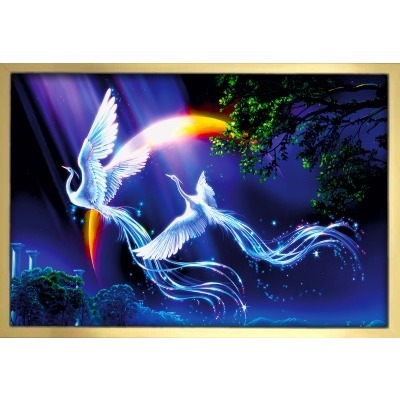 Картина Лебеди с кристаллам...