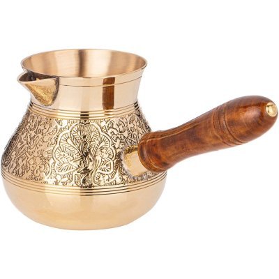 Турка резная "graving" 450мл. латунь Lefard (733-139)
