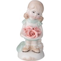 Фигурка "девочка с розами", 5,6*5*12,5см Lefard (146-1958)