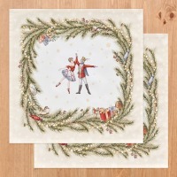 Набор салфеток из 2-х шт "щелкунчик",40х40см ,100% хлопок Lefard (850-757-8)