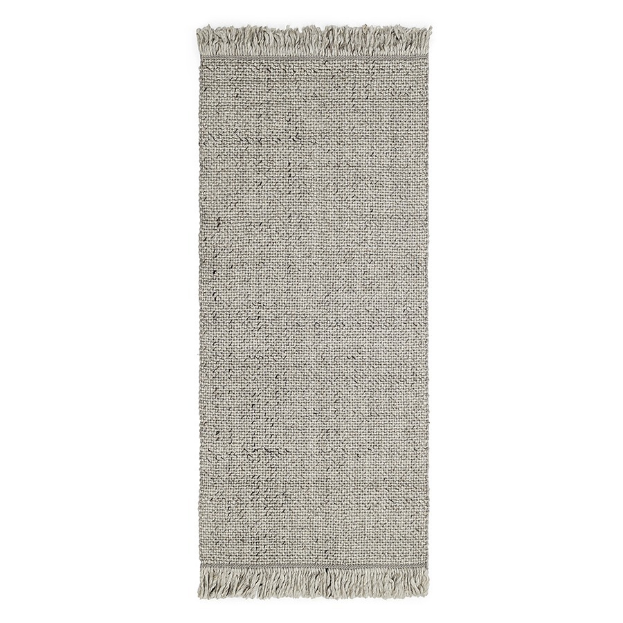 Фото Ковер из переработанного пластика светло-серого цвета из коллекции ethnic, 70х160 см (77522) - интернет-магазин МегаТерем в Москве