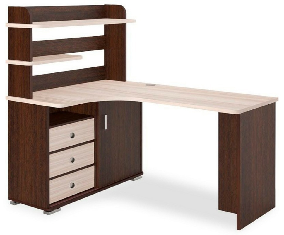 Фото Стол компьютерный Домино СР-165 MER_SR-165-VKK-LEV-NOVYJ - интернет-магазин МегаТерем в Москве