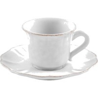 Кофейная пара IM505-WHI(SCS02-00804A), керамика, white, CASAFINA BY COSTA NOVA