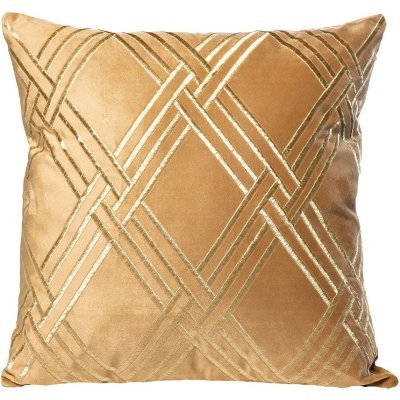 Подушка с вышивкой Ромбы зо...