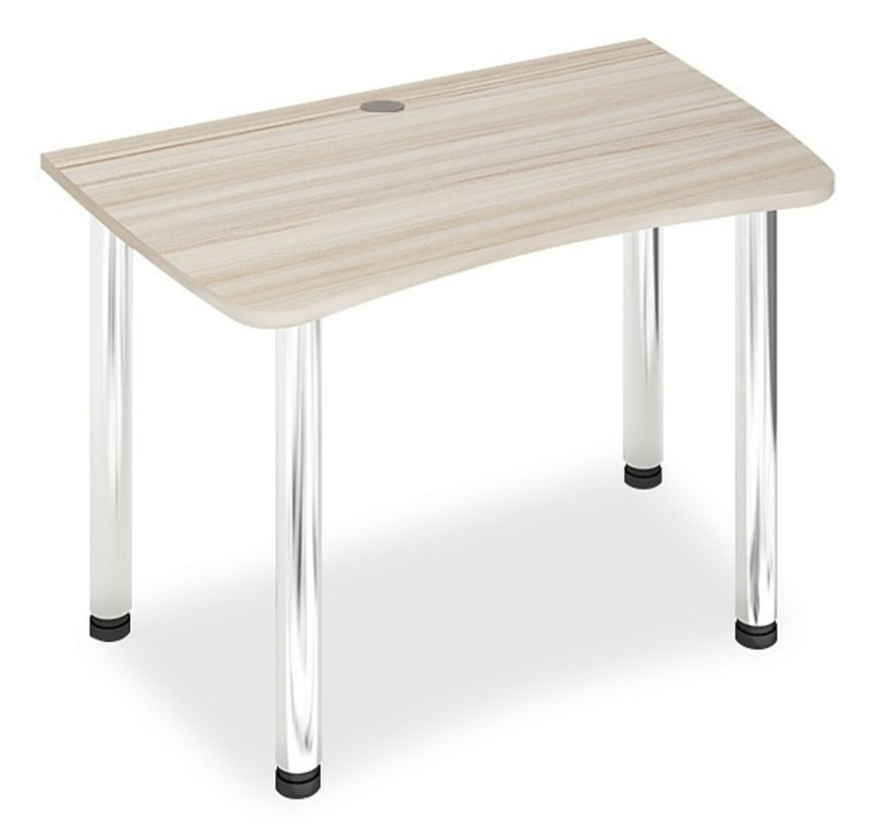 Фото Стол офисный Домино Лайт СКЛ-Софт120МО MER_SKL-Soft120MO_K - интернет-магазин МегаТерем в Москве