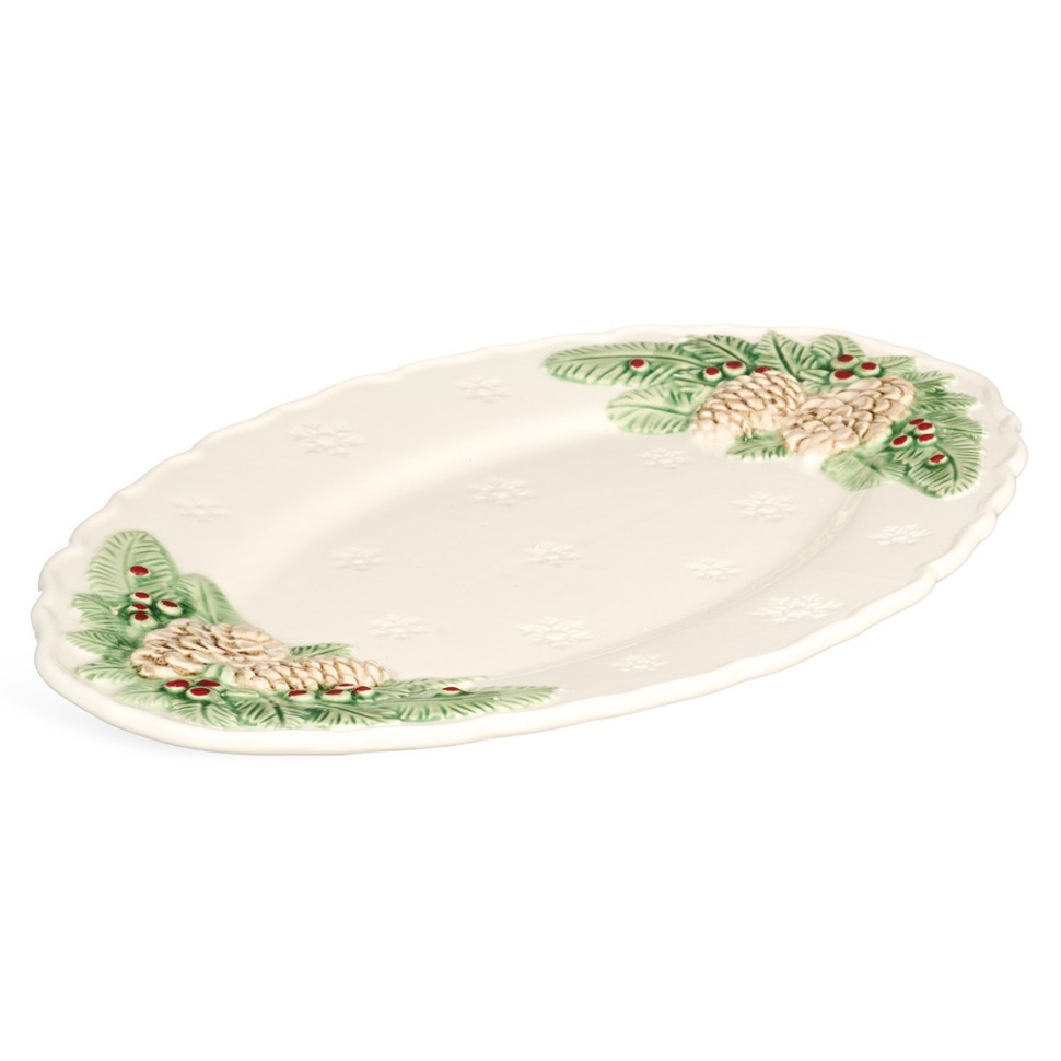 Фото Блюдо сервировочное green pine 31*20*2,5 см Lefard (145-215) - интернет-магазин МегаТерем в Москве