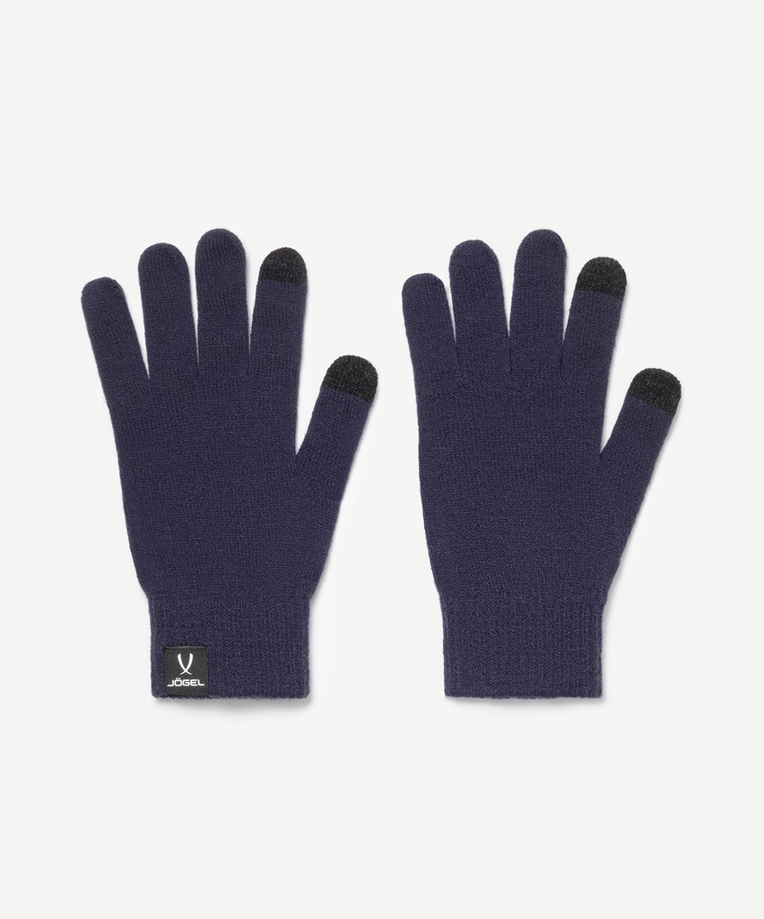 Фото Перчатки JOGEL ESSENTIAL Team Knitted Gloves, темно-синий (2115846) - интернет-магазин МегаТерем в Москве